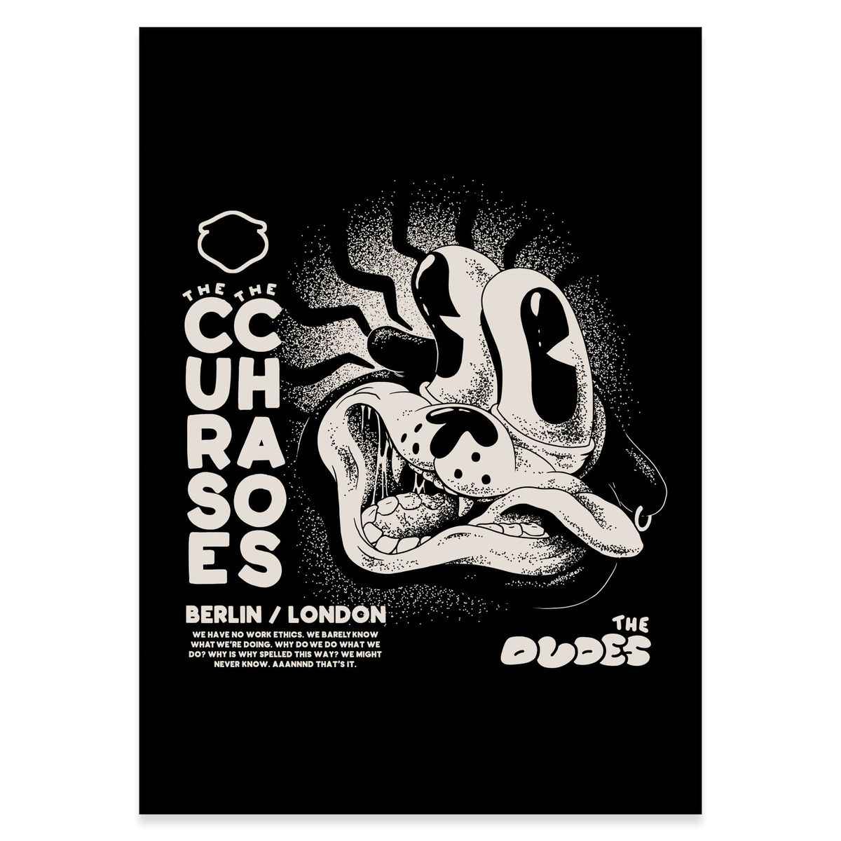 The Dudes Cursed Unlimited Print - black