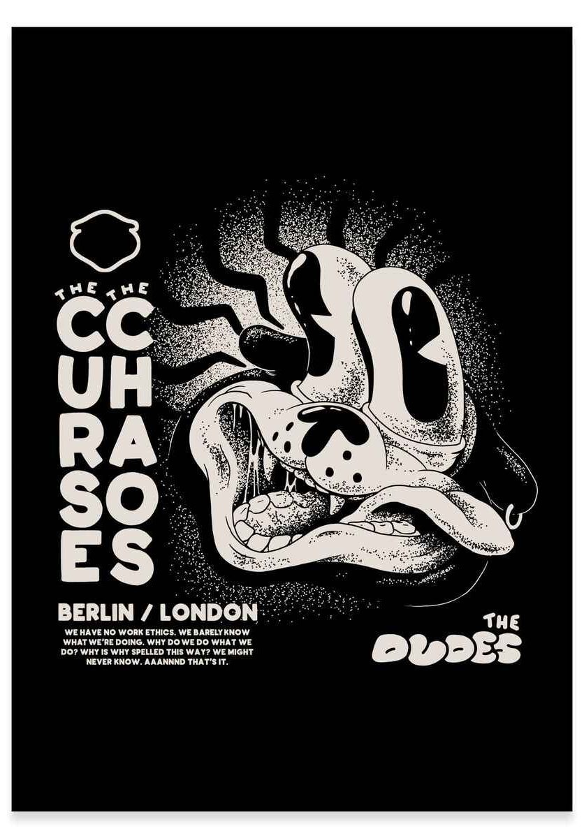 The Dudes Cursed Unlimited Print - black The Dudes Cursed Unlimited Print - black