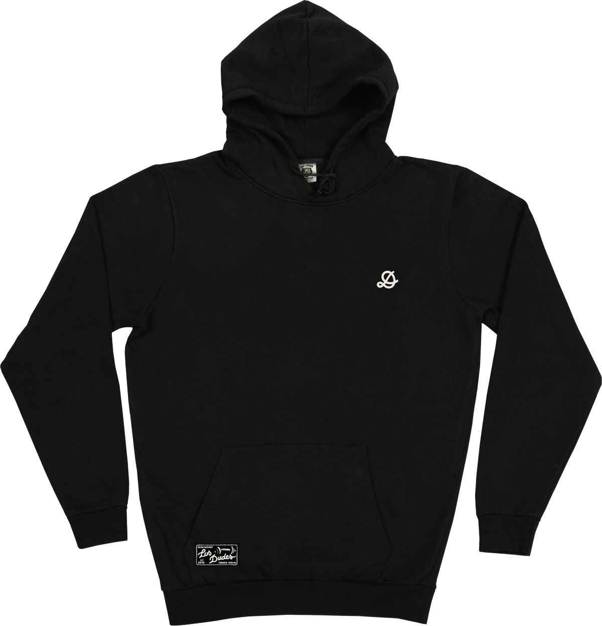 The Dudes D Classic Hoody Heavyweight - black The Dudes D Classic Hoody Heavyweight - black XL