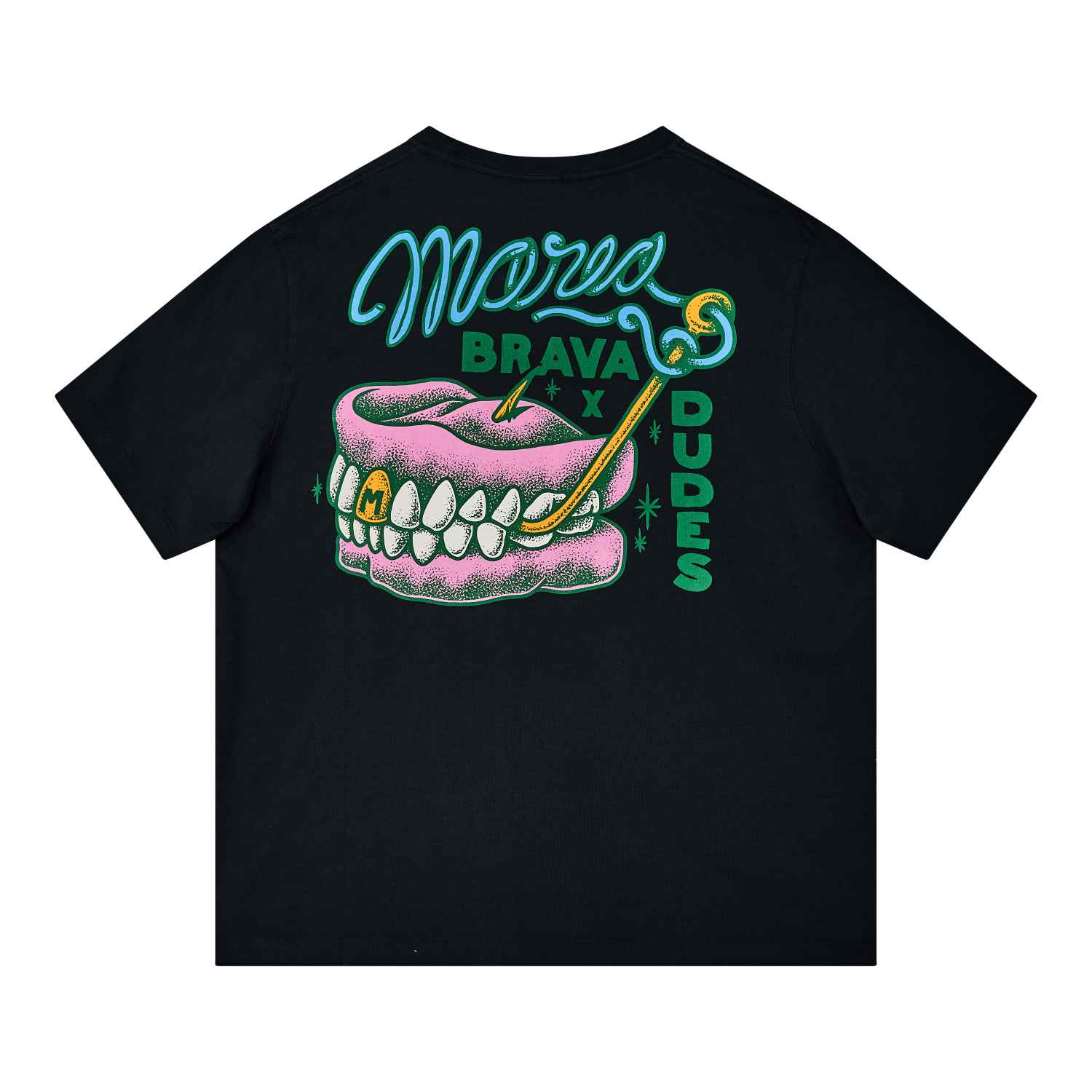 The Dudes Marea Dentadura T-Shirt - black XXXL