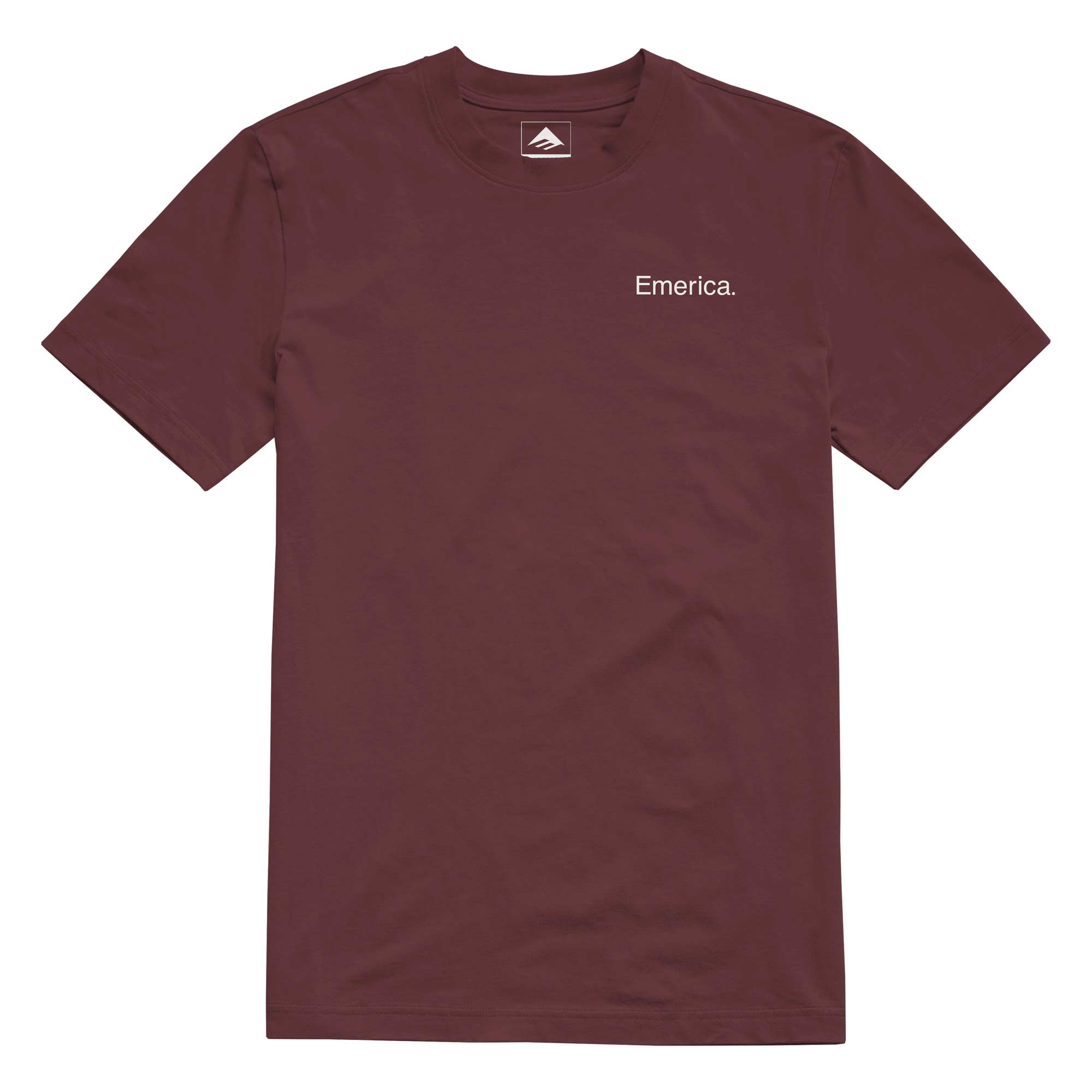EMERICA T-Shirt LOCKUP S/S burgundy
