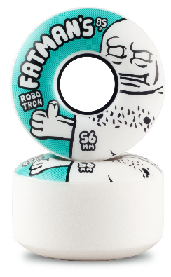 Robotron Skateboard Rollen Fatman Cruiser 56mm 85A