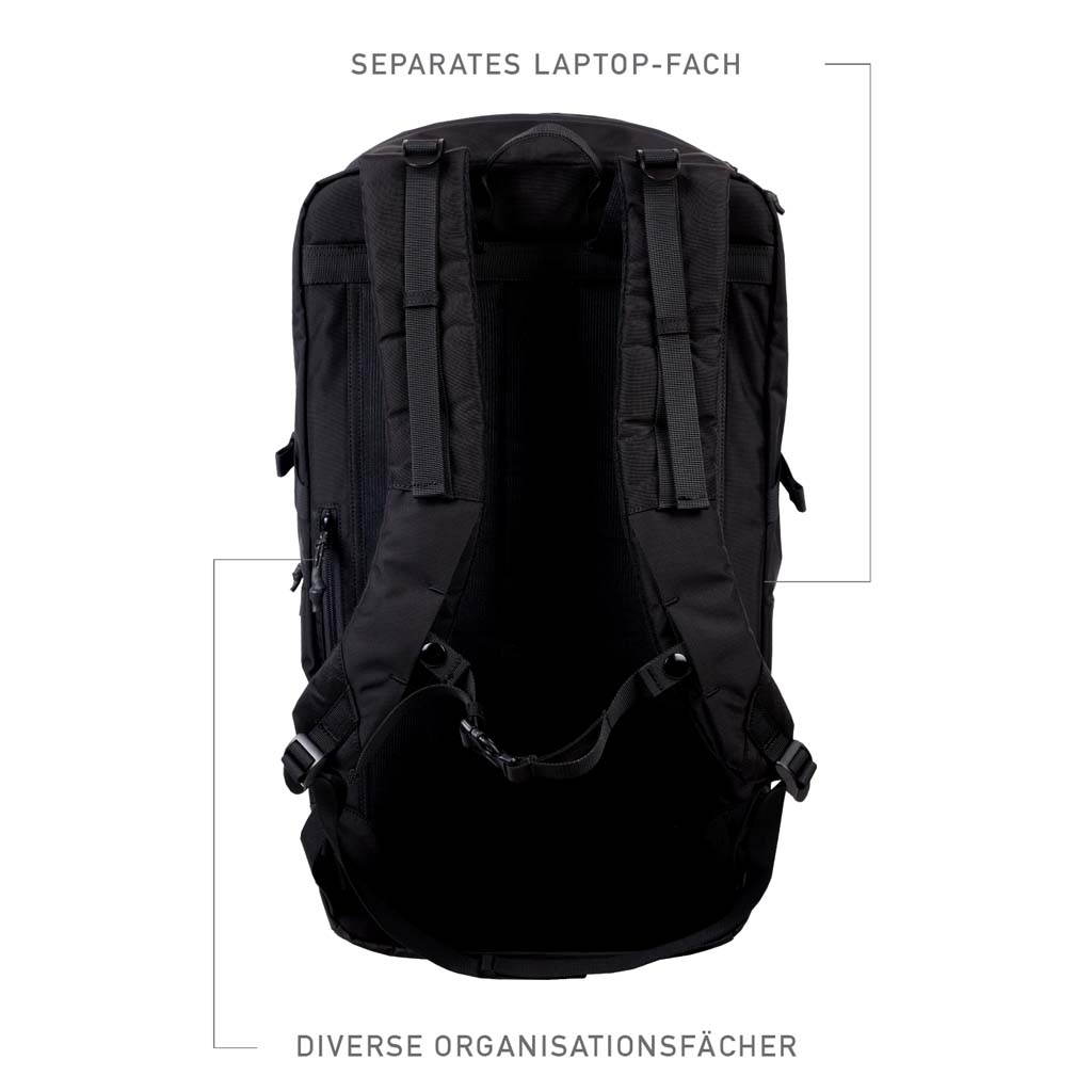 Doughnut Astir Rucksack - black