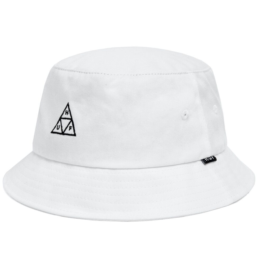 HUF Essentials Triple Triangle Bucket - white HUF Essentials Triple Triangle Bucket - white