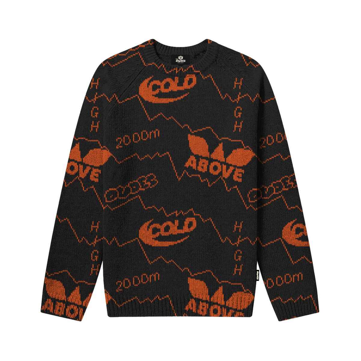 The Dudes Christmas Sports Black Knitted Sweatshirt Premium - multicolor The Dudes Christmas Sports Black Knitted Sweatshirt Premium - multicolor XXXL