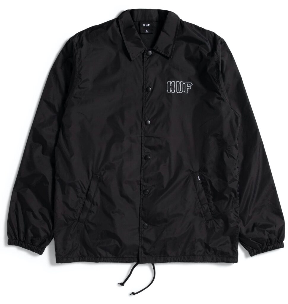 HUF Set H Coach Jacke - black HUF Set H Coach Jacke - black XXL