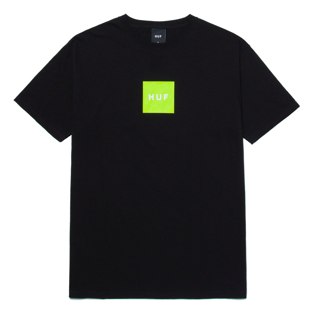 HUF Essentials Box Logo T-Shirt - black XXL