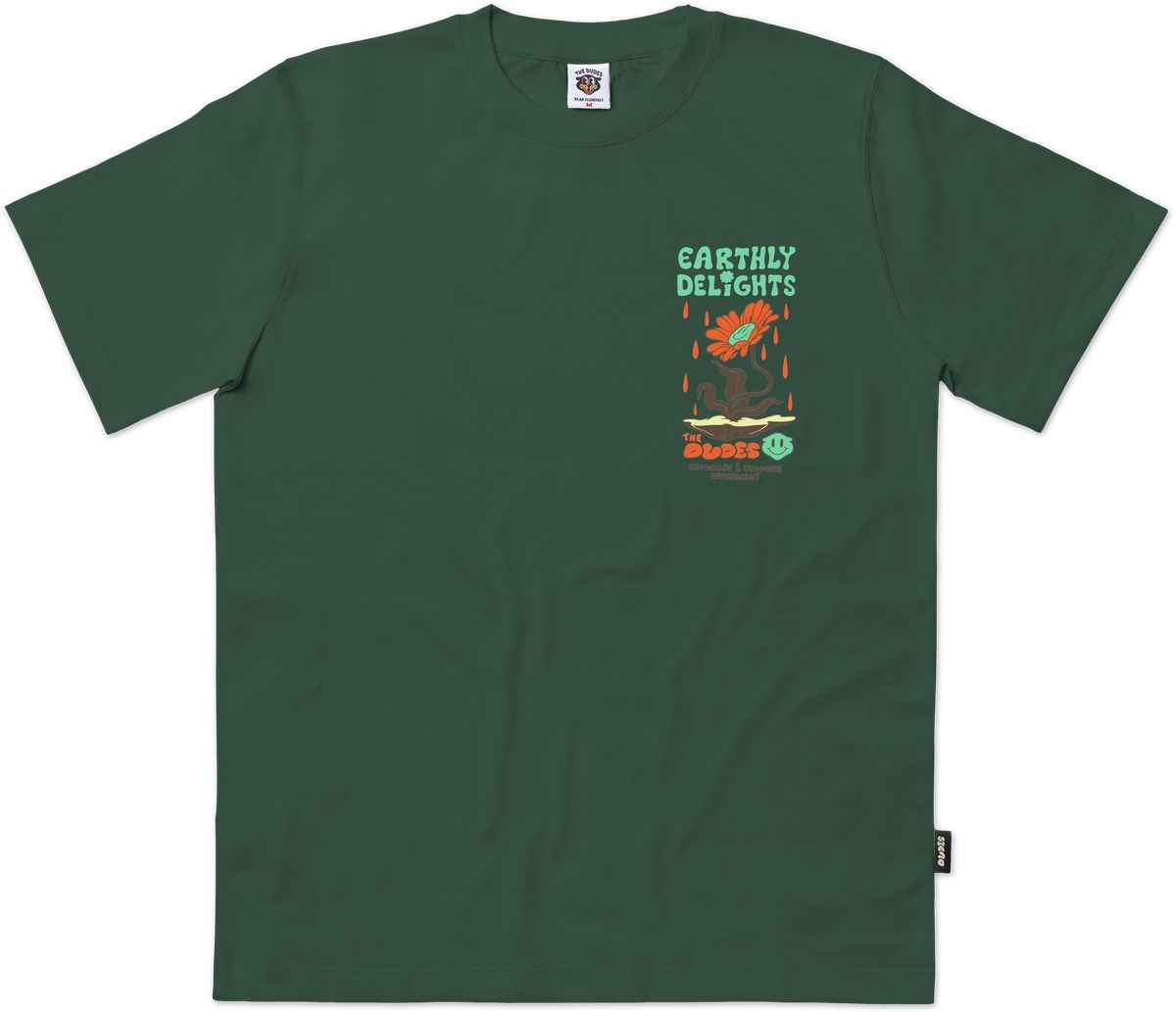 The Dudes Earthly Delights Classic T-Shirt Premium - bottle green The Dudes Earthly Delights Classic T-Shirt Premium - bottle green XXL