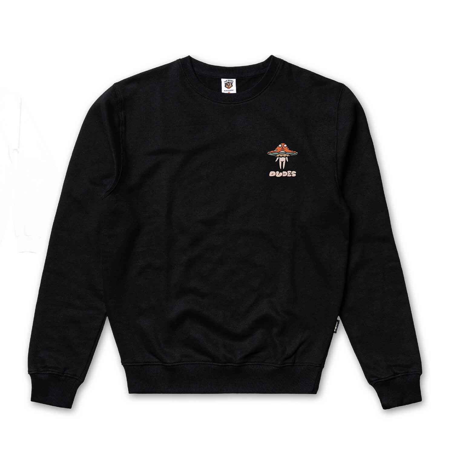 10031502-1 The Dudes Food For Thoughts Sweatshirt - black