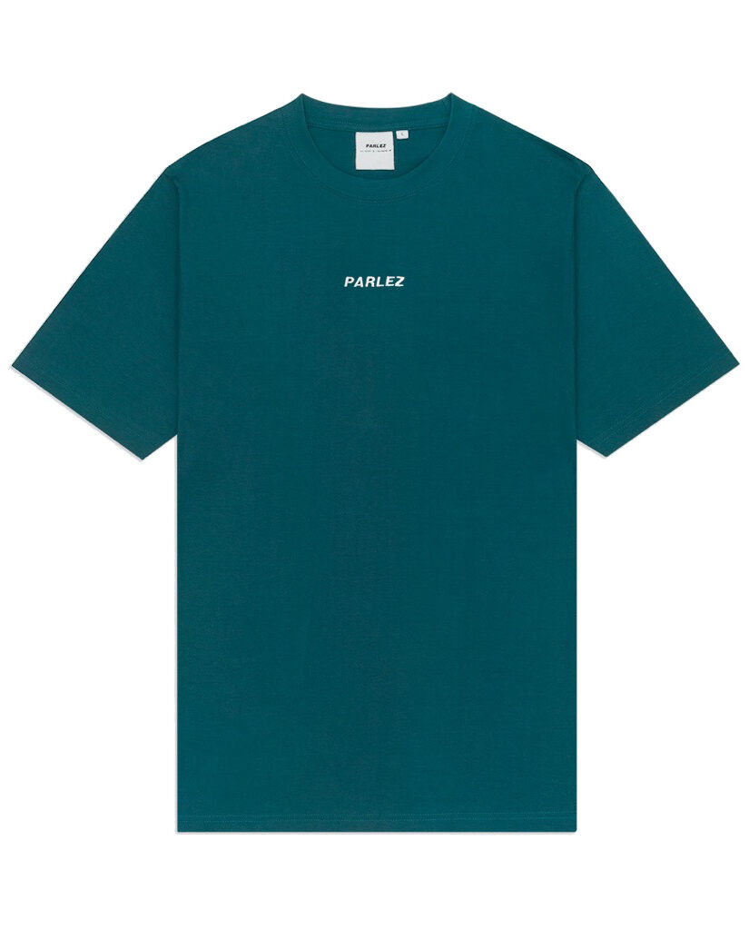 lad0000125-1 Parlez Ladsun T-Shirt - dusty teal x white S