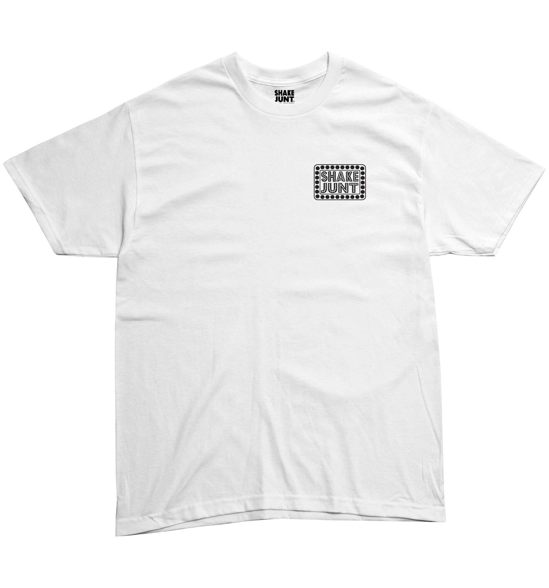 SHAKE JUNT T-Shirt BOX LOGO white SHAKE JUNT T-Shirt BOX LOGO white