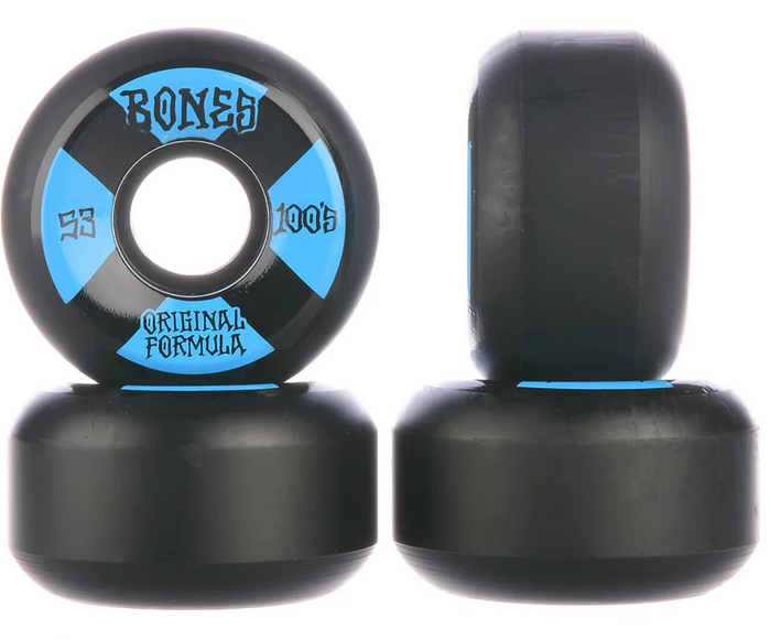 Bones Wheels Skateboard Rollen 100s OG#4 Sidecut 100A V5 53mm