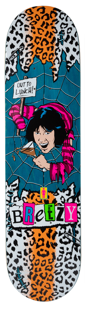 Girl Skateboard Deck Geering Out To Lunch 8,00 Girl Skateboard Deck Geering Out To Lunch 8,00