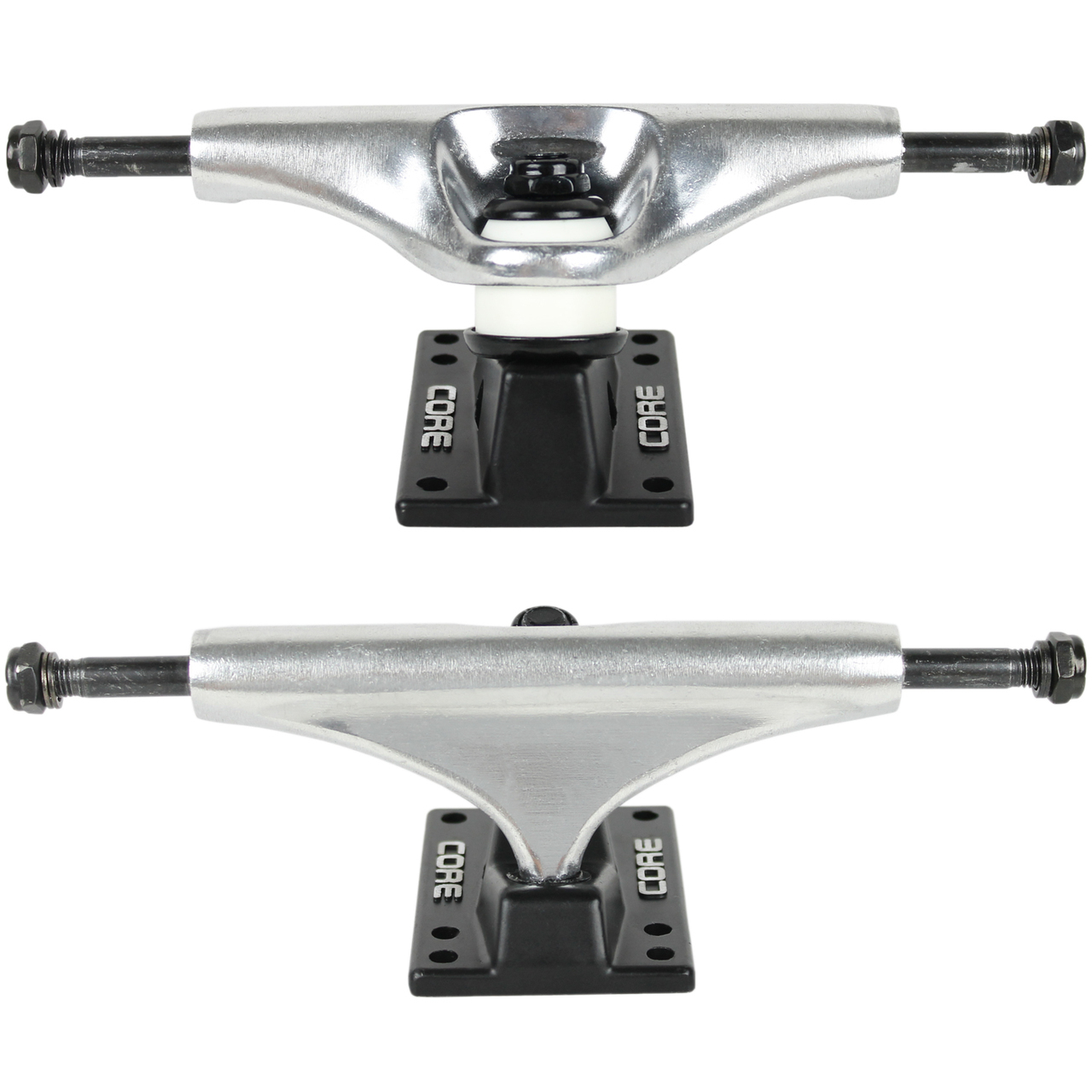 Core Trucks skateboard axle silver / black 4.5