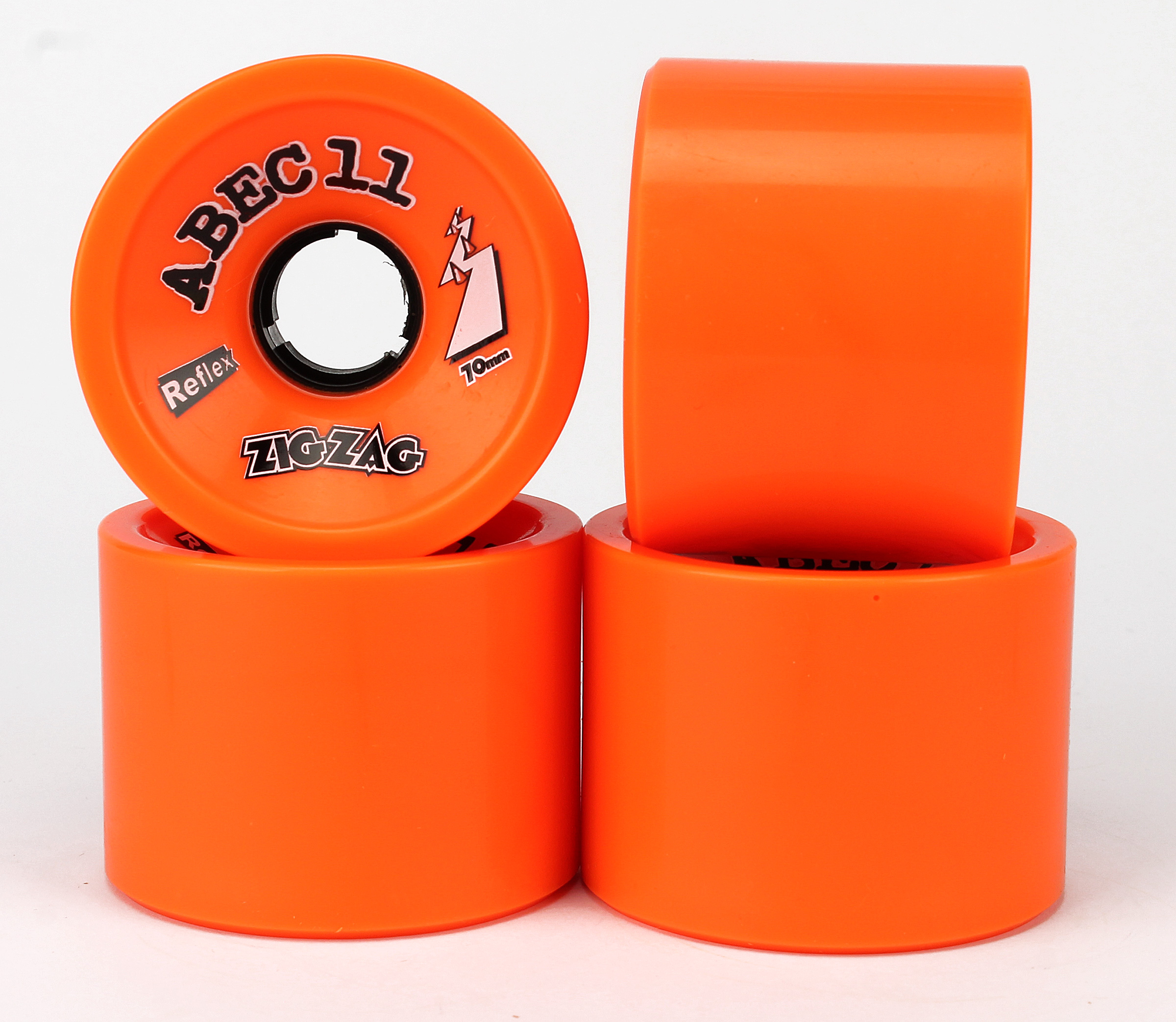 ABEC 11 Reflex ZigZags OrangePlus 89A 70mm