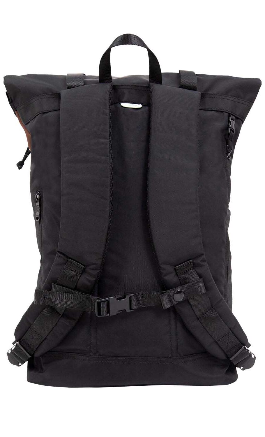 Doughnut Christopher Small Go Wild Series Rolltop Rucksack - grey x brown Doughnut Christopher Small Go Wild Series Rolltop Rucksack - grey x brown