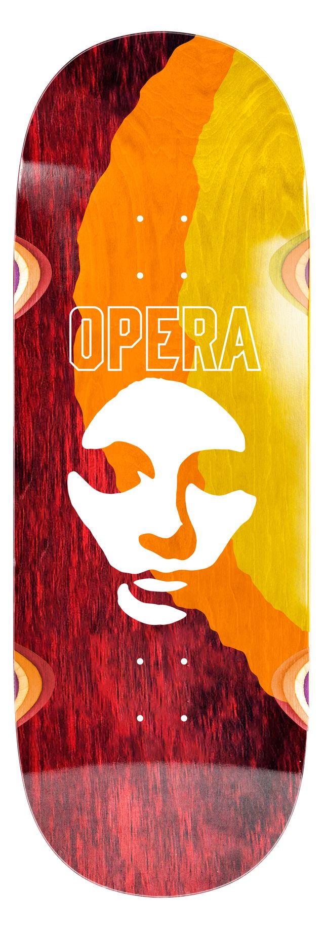 Opera Skateboard Deck Triple Torn Big Mask 10,00 Opera Skateboard Deck Triple Torn Big Mask 10,00