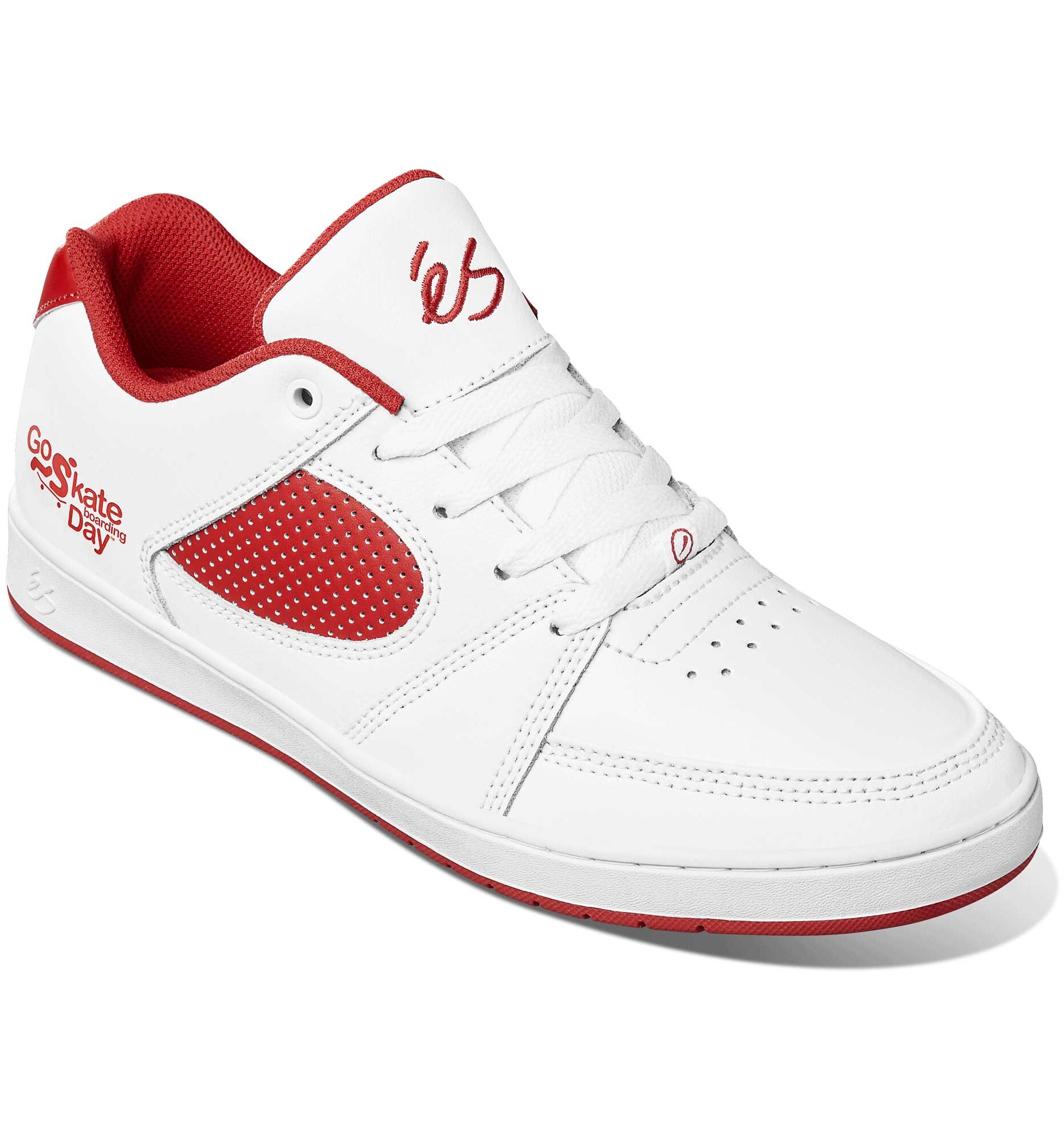 eS SKB Shoe ACCEL SLIM X SKATEBOARDING DAY whi/red white/red eS SKB Shoe ACCEL SLIM X SKATEBOARDING DAY whi/red, white/red 14