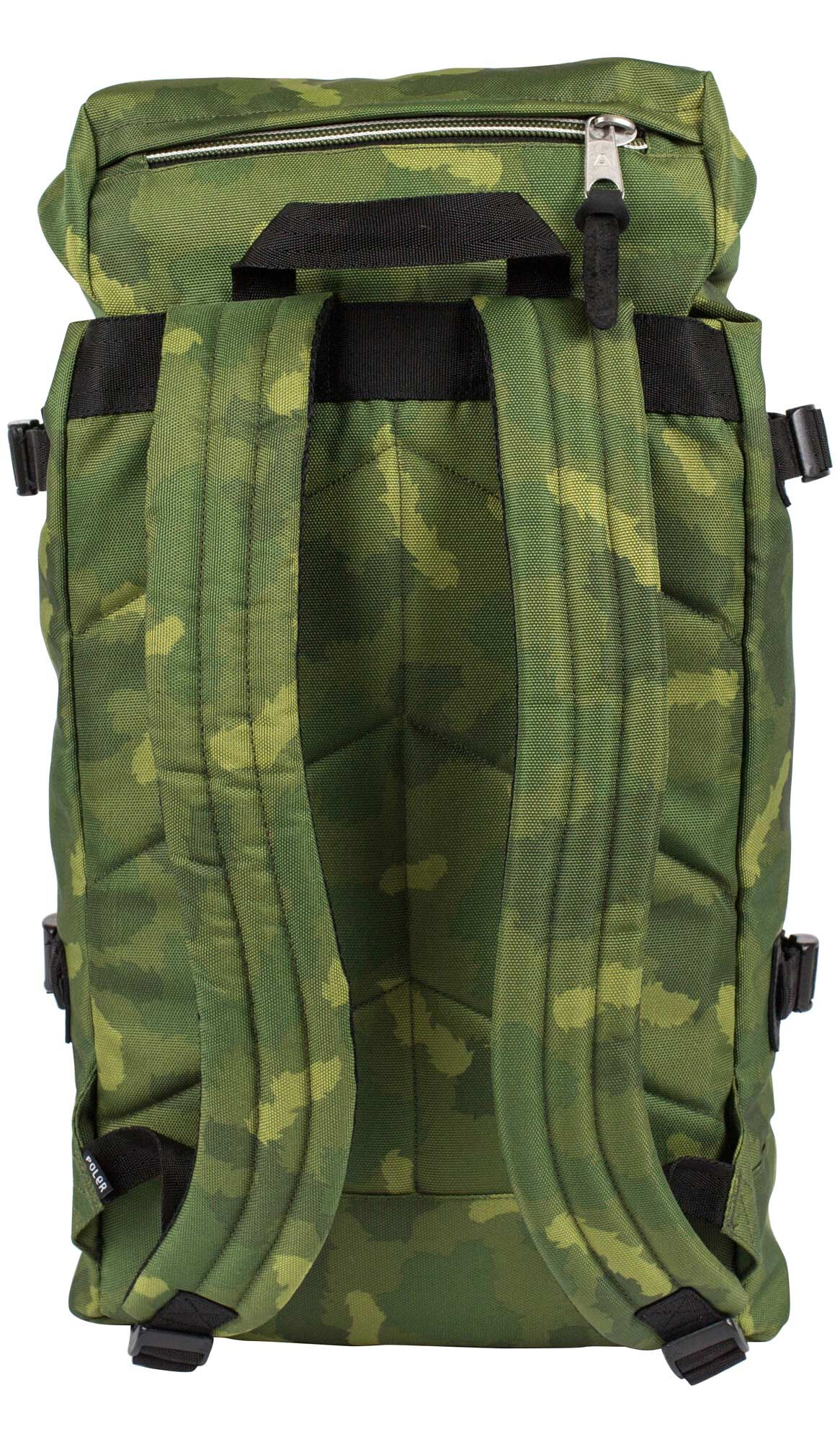 POLER Bag CLASSIC RUCKSACK, green furry camo POLER Bag CLASSIC RUCKSACK, green furry camo