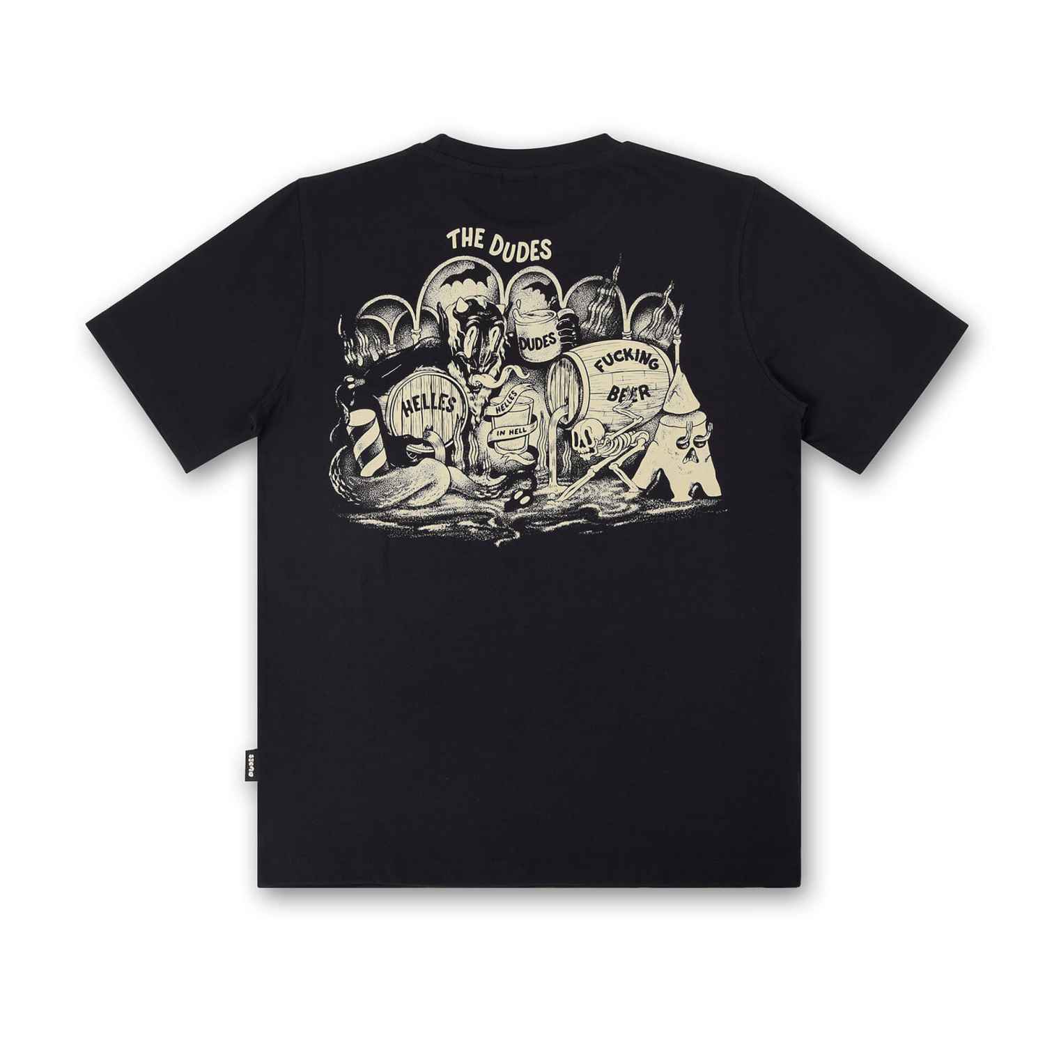 The Dudes Helles In Hell T-Shirt - black XS The Dudes Helles In Hell T-Shirt - black XXXL