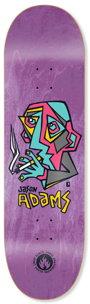 Black-Label Skateboard Deck Adams Smoking Section 8,50 Black-Label Skateboard Deck Adams Smoking Section 8,50