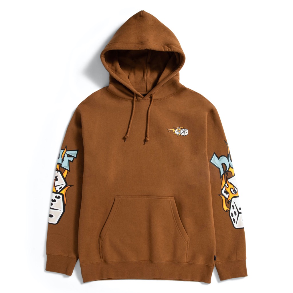 HUF Dicey Hoodie - rubber XXL