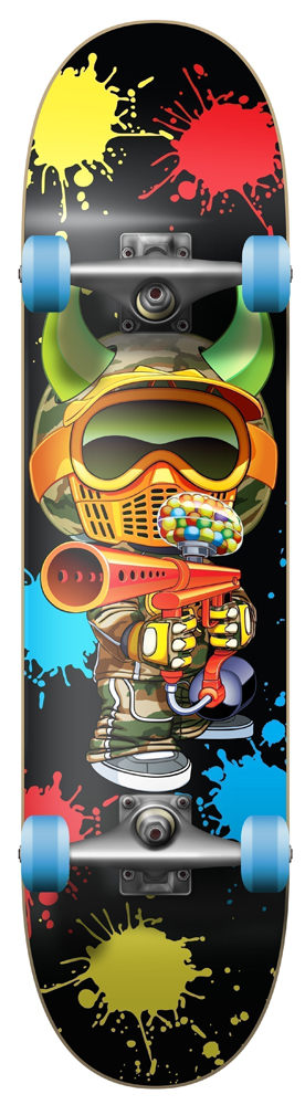 Speed Demons Komplettboard Paintballer Black 7,75