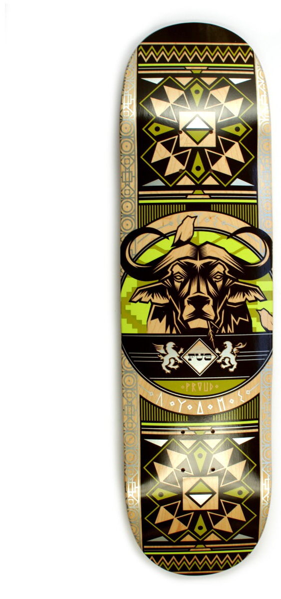 FUA Buffalo green Skateboard Deck FUA Buffalo green Skateboard Deck