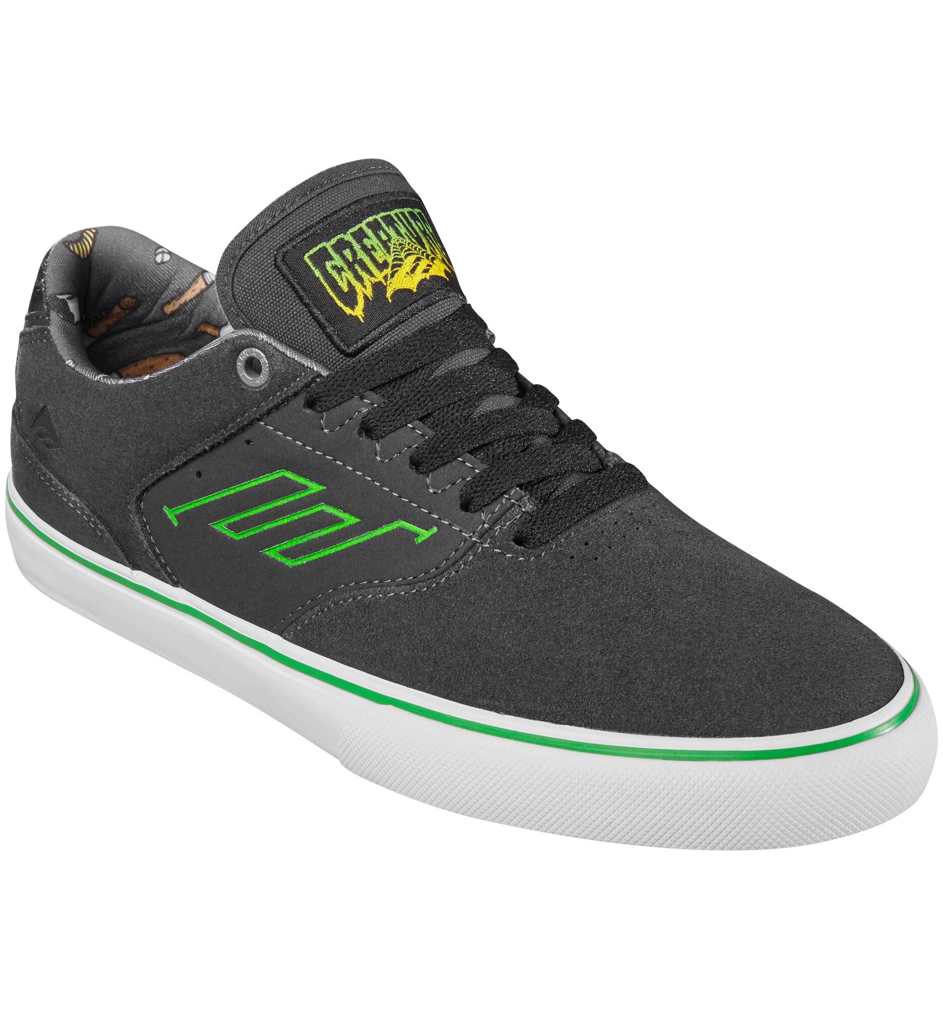 EMERICA Shoe THE LOW VULC X CREATURE cha charcoal EMERICA Shoe THE LOW VULC X CREATURE cha, charcoal 13