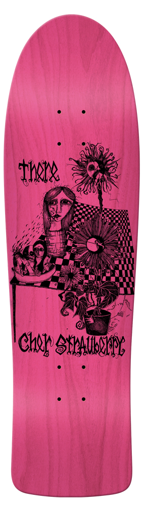 There Skateboard Deck Strauberry Ashtray 8,67