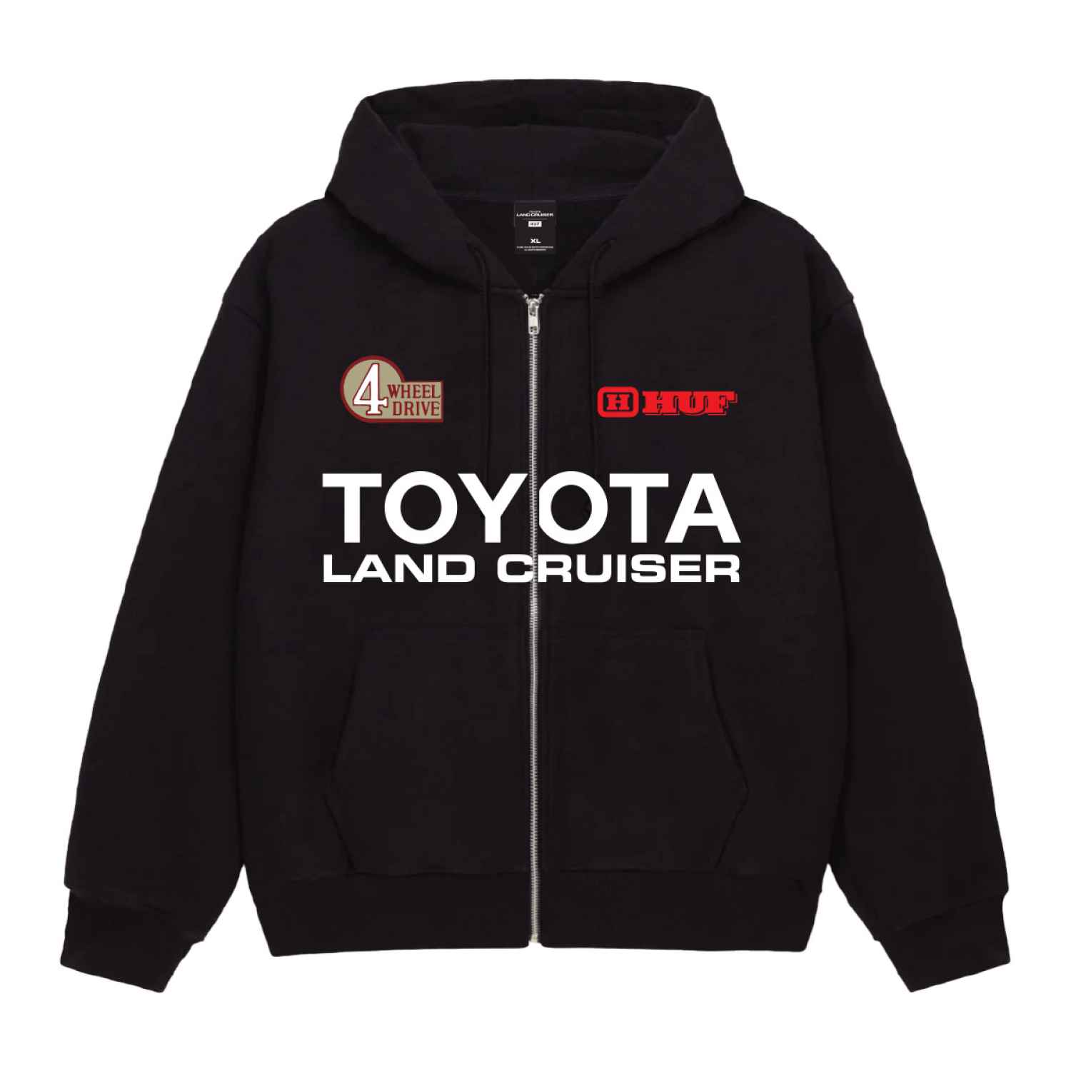 HUF Land Cruiser Heavyweight Fz Hoodie - black XXL