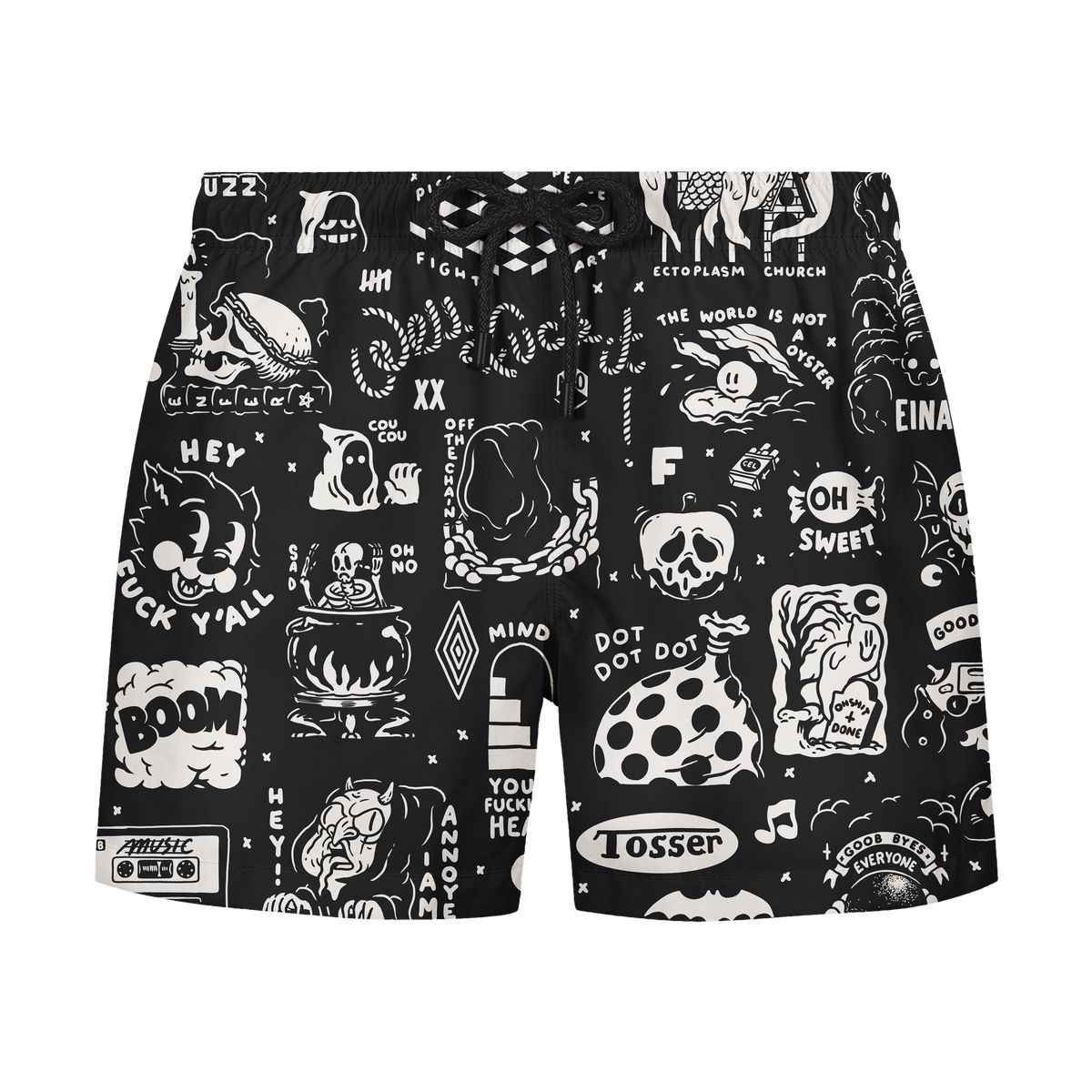 The Dudes Flashy Pattern Swim Shorts - multicolor The Dudes Flashy Pattern Swim Shorts - multicolor XL