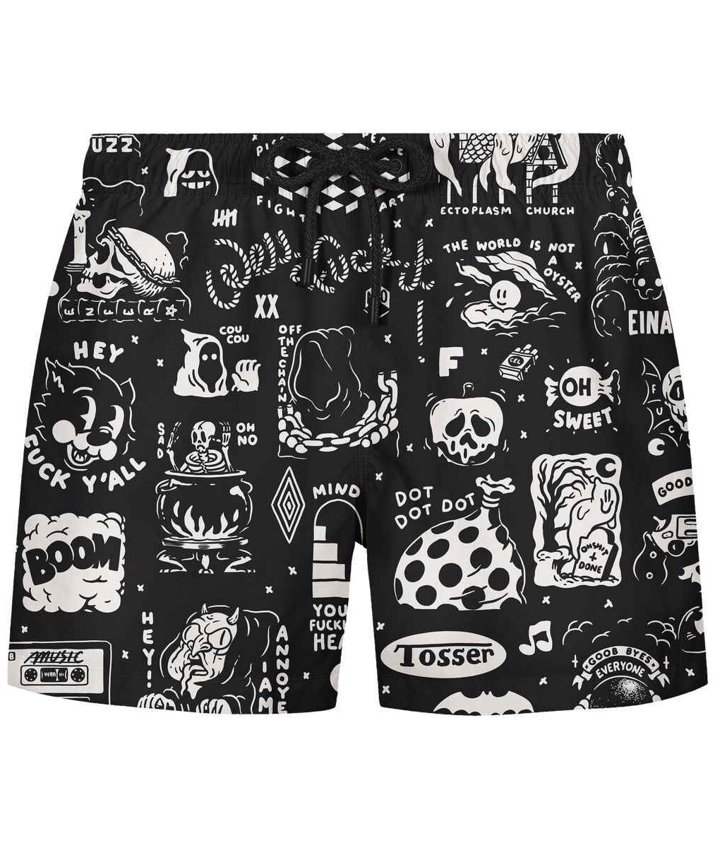 The Dudes Flashy Pattern Swim Shorts - multicolor The Dudes Flashy Pattern Swim Shorts - multicolor XXXL