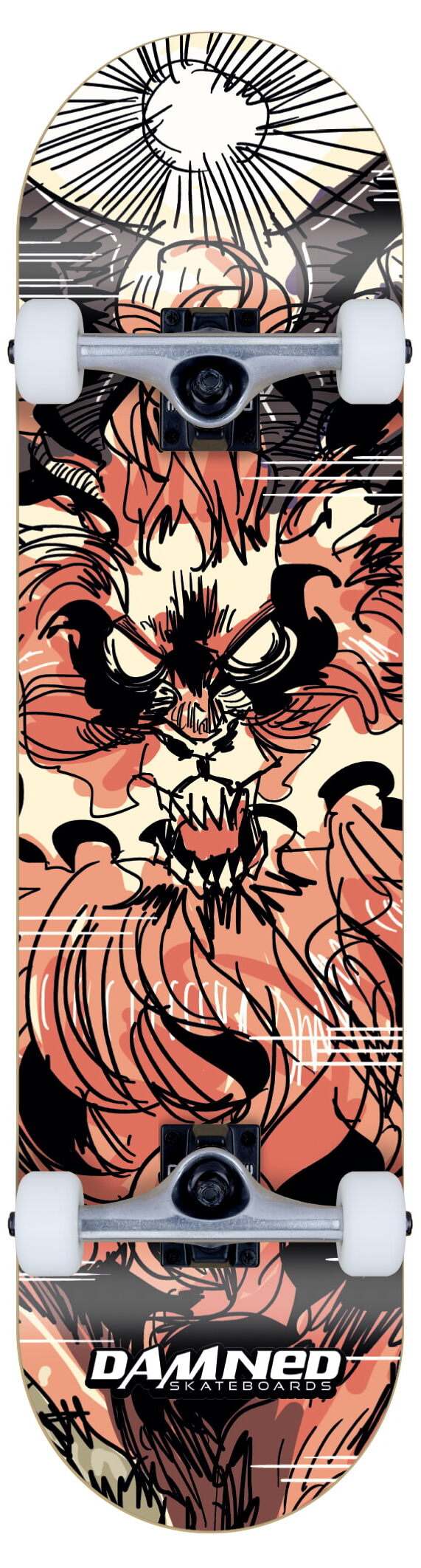 Damned Complete Skateboard DS Draco Ignis Damned Complete Skateboard DS Draco Ignis