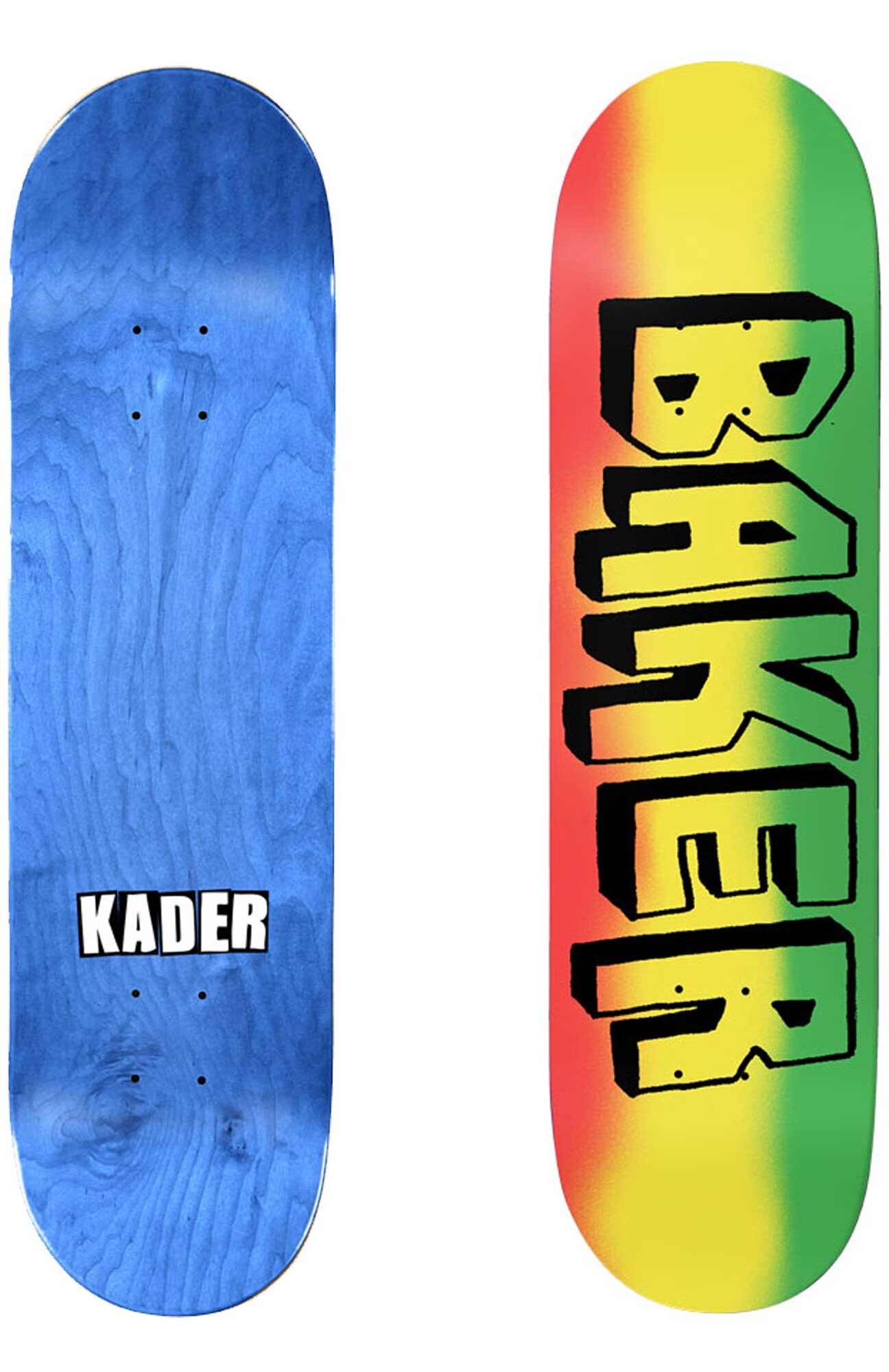 BAKER Deck JAMMYS KS 8.1, green/yellow/red 8.1 BAKER Deck JAMMYS KS 8.1, green/yellow/red 8.1