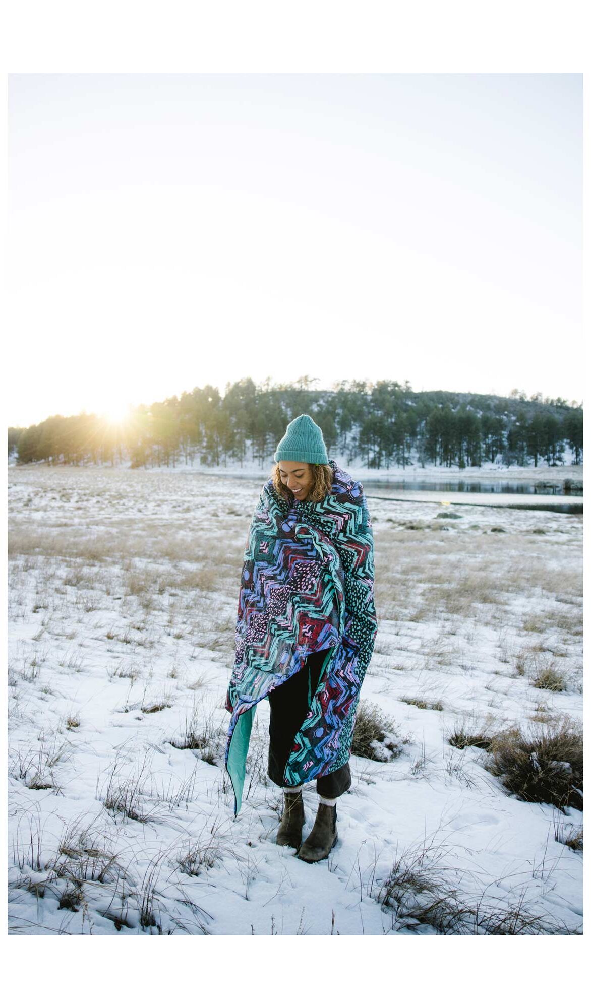 RUMPL Blanket ORIGINAL PUFFY PRINTED / 1 PERS, new moon RUMPL Blanket ORIGINAL PUFFY PRINTED / 1 PERS, new moon