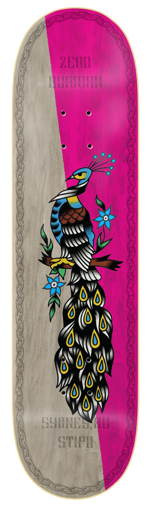 Zero Skateboard Deck Burman STIPO 8,25 Zero Skateboard Deck Burman STIPO 8,25