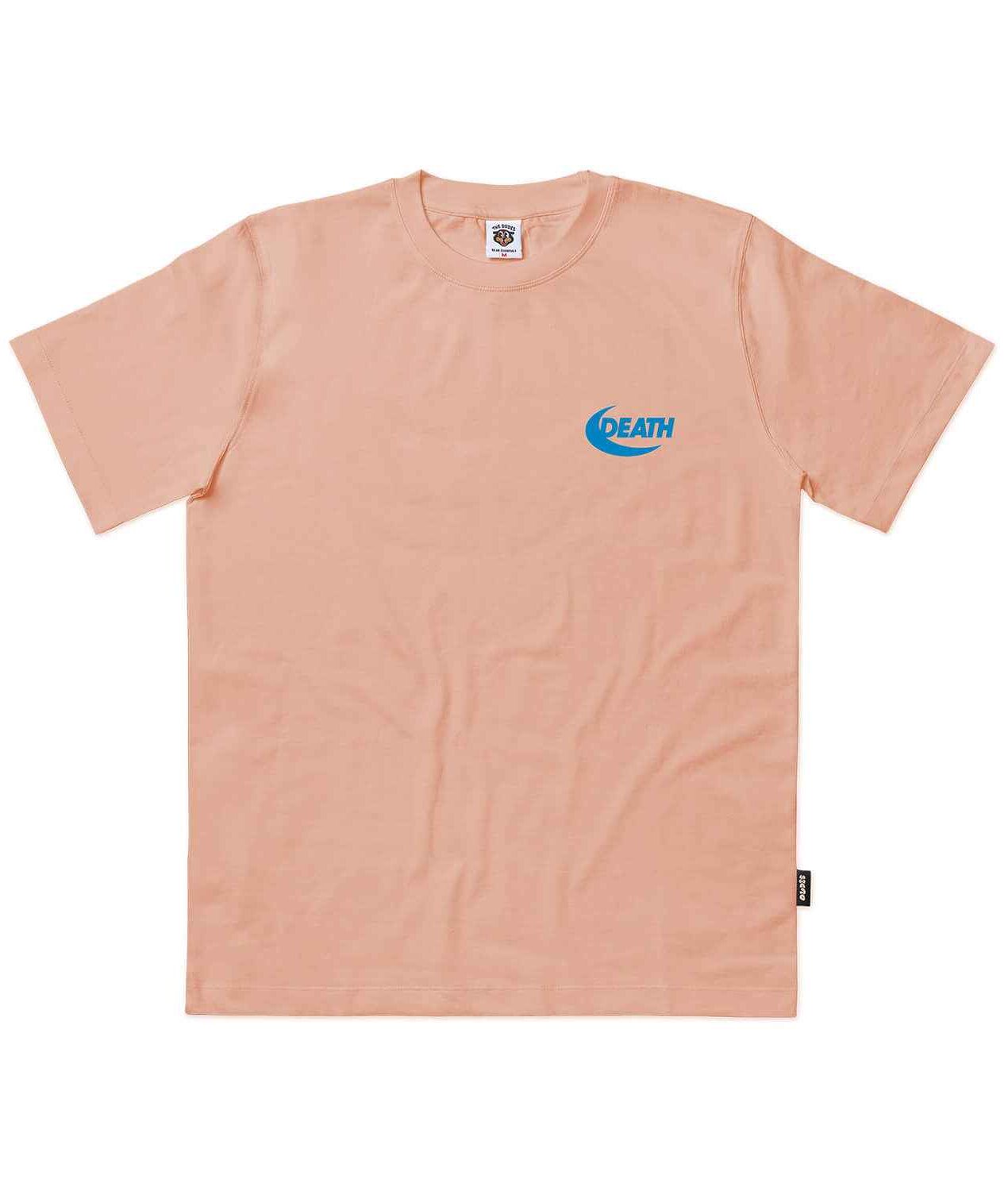 10027586-1 The Dudes Death T-Shirt - fraiche peche