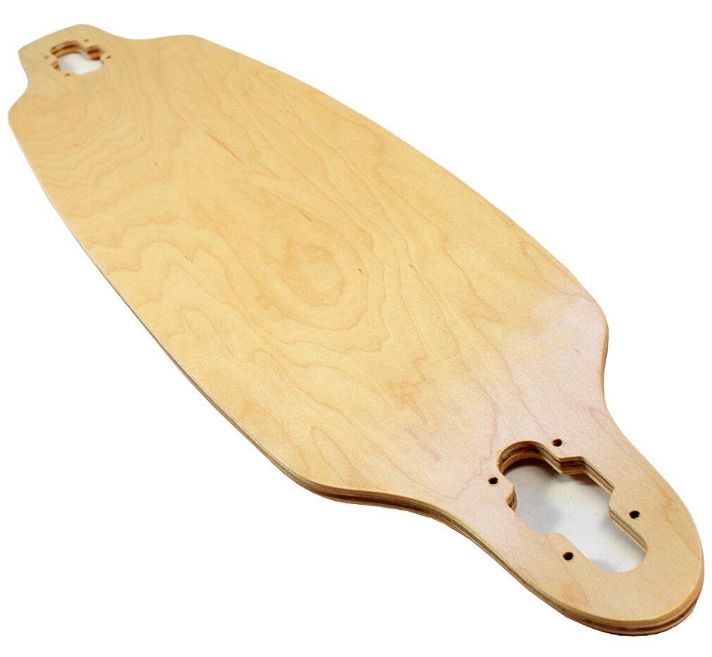 Blank Longboard-Deck natural drop through 36 x 9
