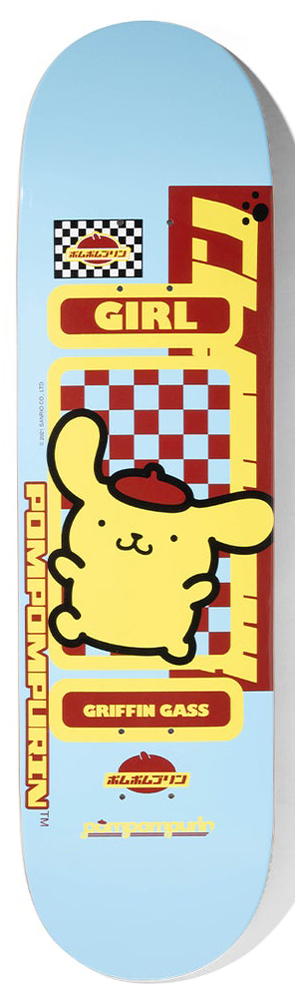 Girl Skateboard Deck Gass Sanrio Tokyo Speed 8,50