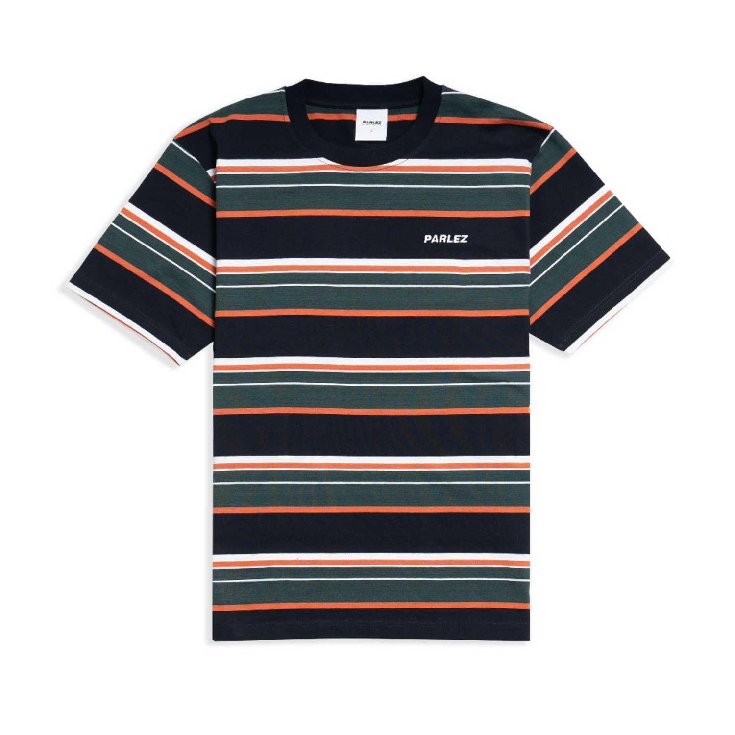 Parlez Elche Stripe T-Shirt - navy S