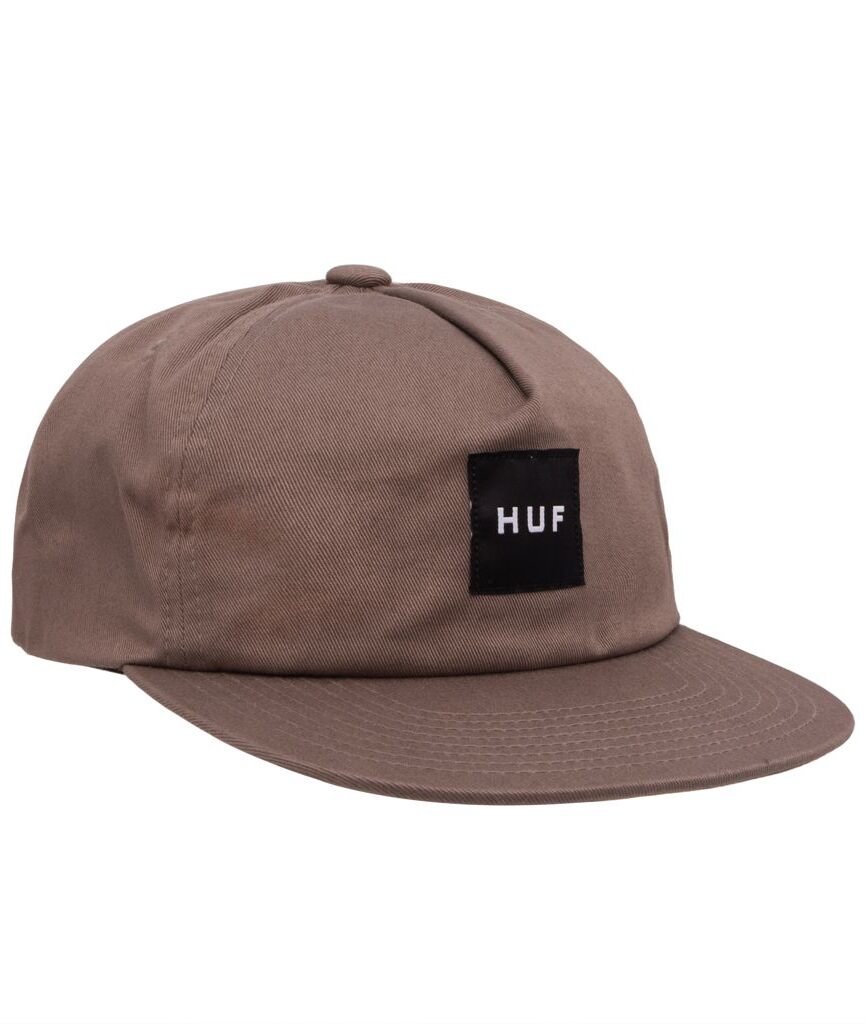 HUF Ess Unstructured Box Snapback brown