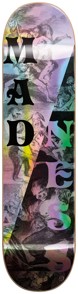 Madness Skateboard Deck Split Overlap 8,00 R7 Holographic Madness Skateboard Deck Split Overlap 8,00 R7 Holographic