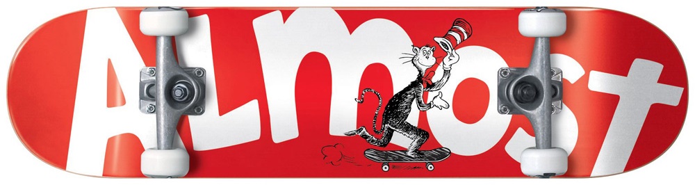 Almost Team Cat Push Mini complete Skateboard 7.0 Almost Team Cat Push Mini complete Skateboard 7.0