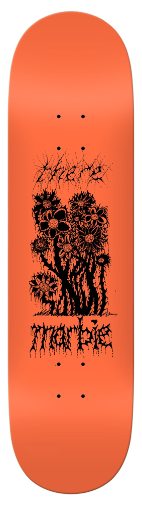 There Skateboard Deck Burton Night Garden 8.50