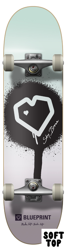 Blueprint Komplettboard Brown-x-MLSL Collabo Pastel Fade ST 7 Blueprint Komplettboard Brown-x-MLSL Collabo Pastel Fade ST 7