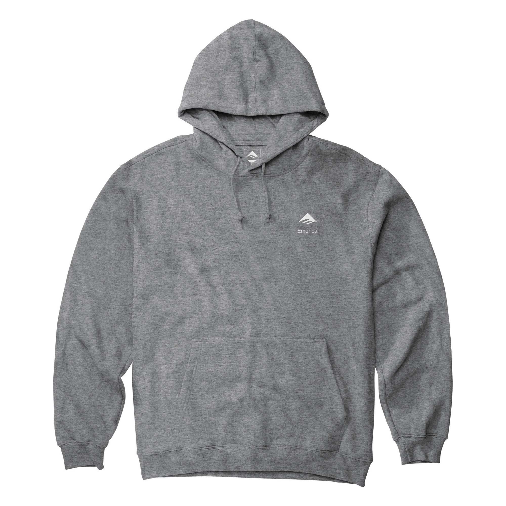 EMERICA Sweat STACKED HOODIE grey/heather EMERICA Sweat STACKED HOODIE, grey/heather XL
