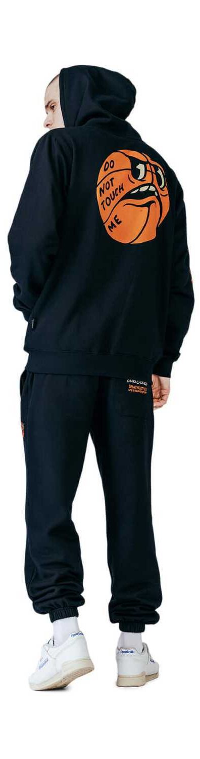 1005402-4 The Dudes Dont Touch Me Sweatpants - black