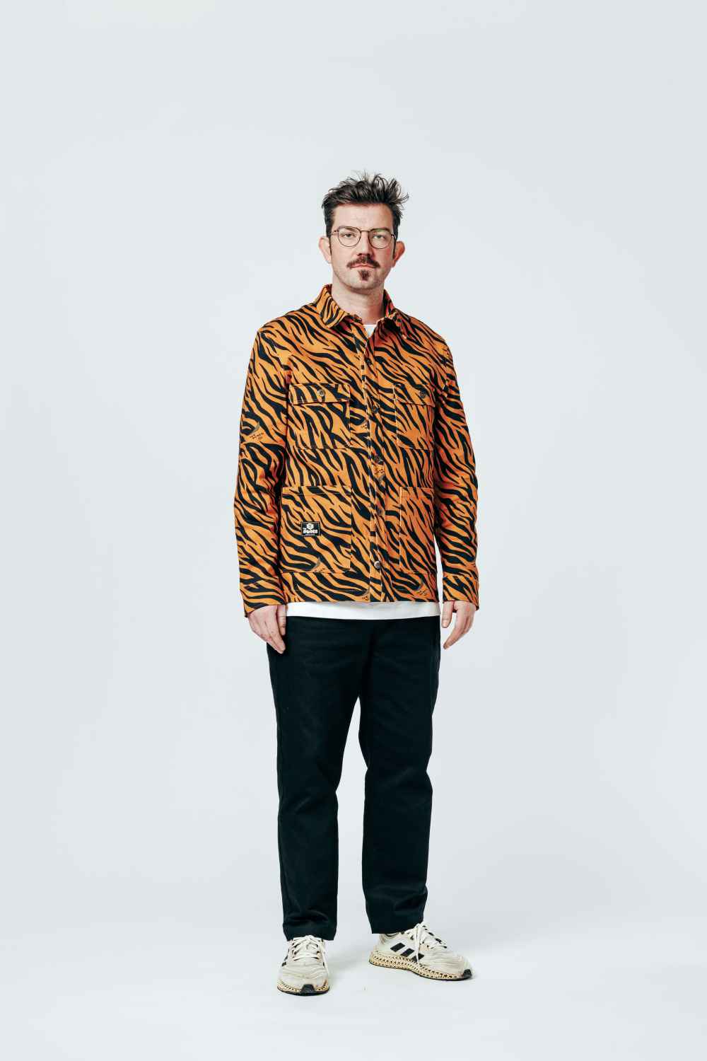 The Dudes TIGRRRR Dave Premium Overshirt - Multicolor XXXL
