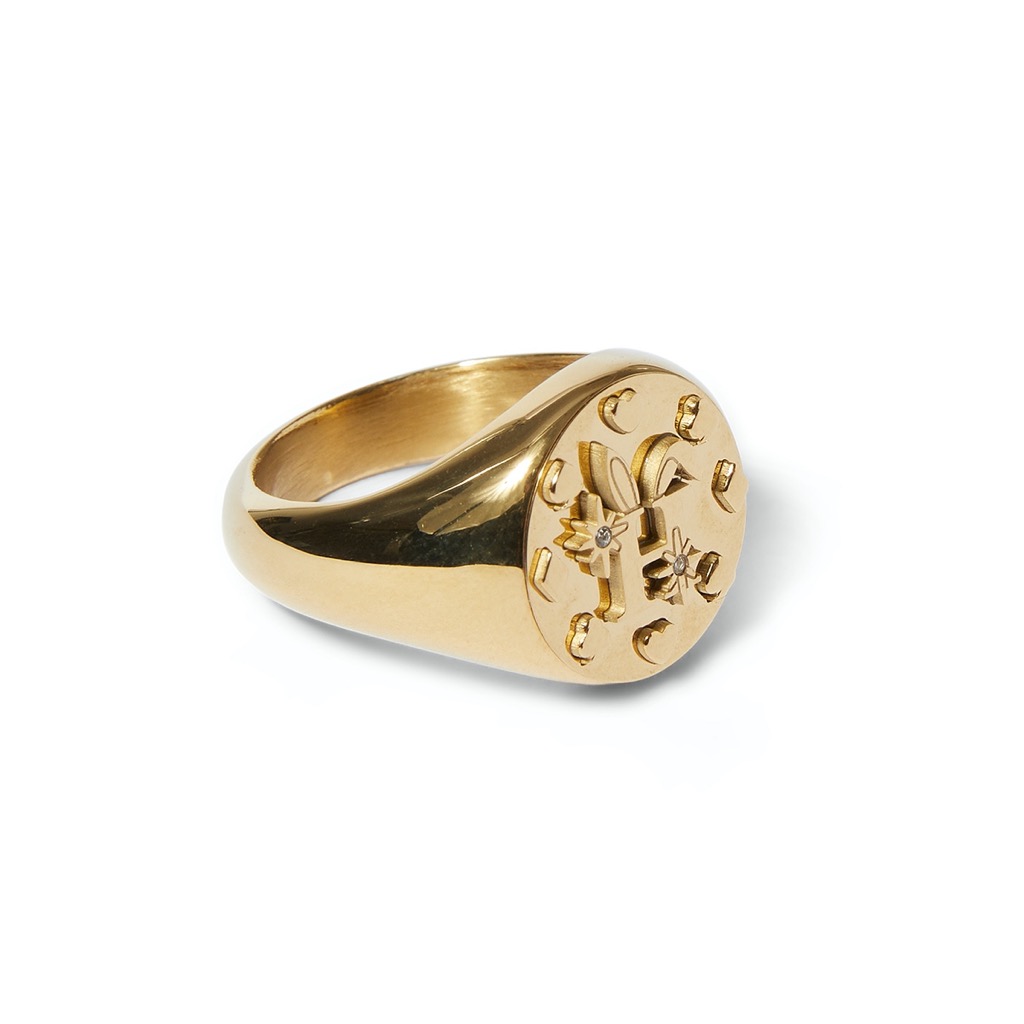 HUF Freddie Gibbs Pinky Ring - gold